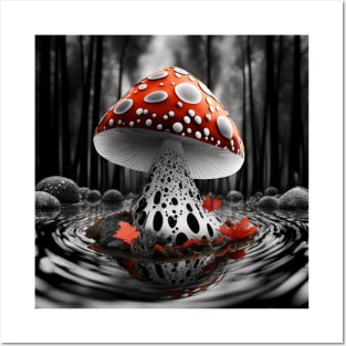 Fly agaric 5 Posters and Art